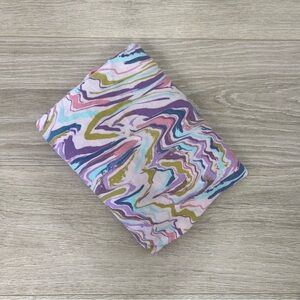 Little Sleepies Pink Marble Swirl Bamboo Crib Sheet